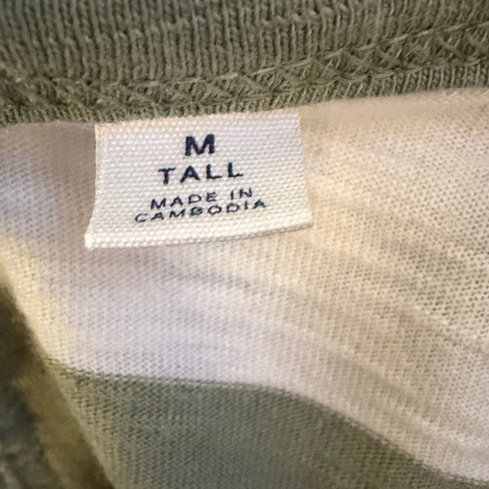 GAP Green Striped Sleeveless Maxi Dress size medium Tall - Picture 3 of 4